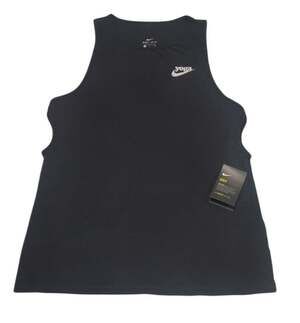 NWT Nike Dri-FIT Womens Black Yoga Tank Top Sz S Keyhole Gym Workout Athletic